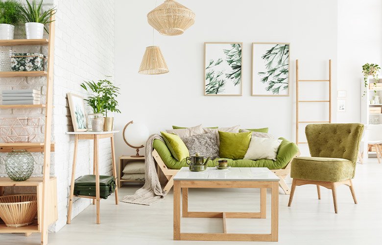 ideias de decoração estilo escandinavo sala