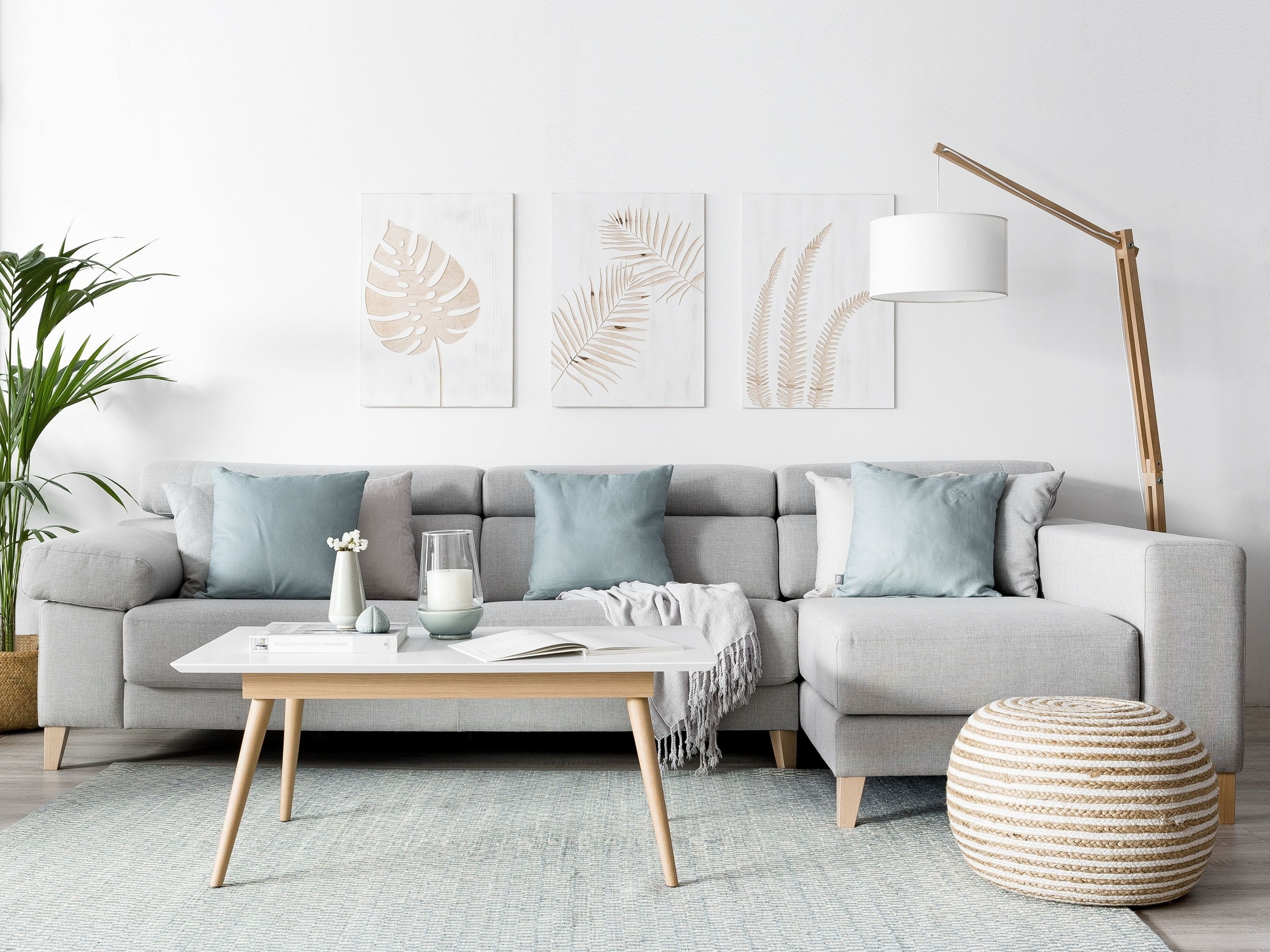 ideias de decoração estilo escandinavo sala