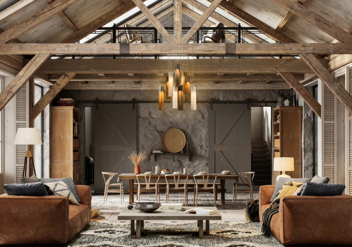 Iluminação e Plantas: O Toque Final no Estilo Rústico Moderno