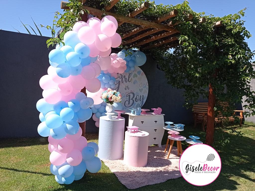 Como Fazer um Painel de Balões Incrível para Chá Revelação