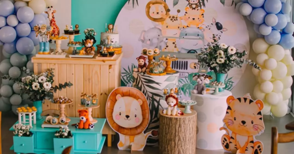 Como Montar uma Mesa de Bolo Incrível para Festa de 1 Ano