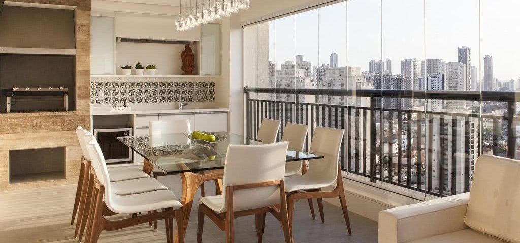 ideias de decoração para sacada gourmet