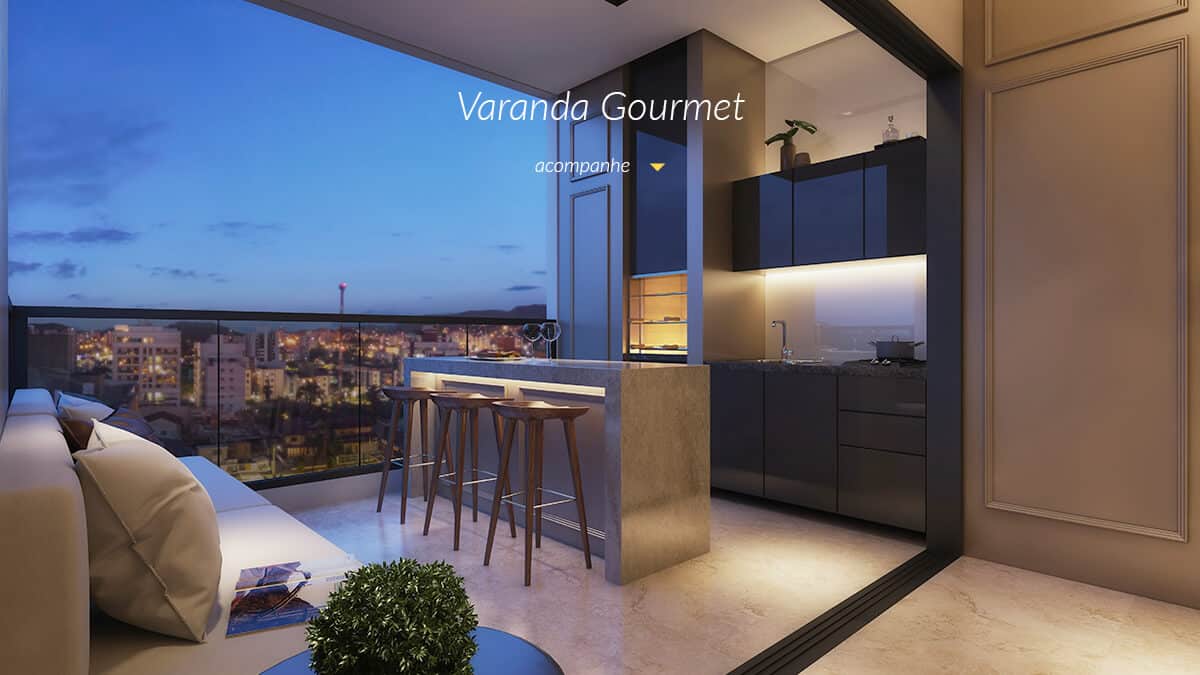 ideias de decoração para sacada gourmet