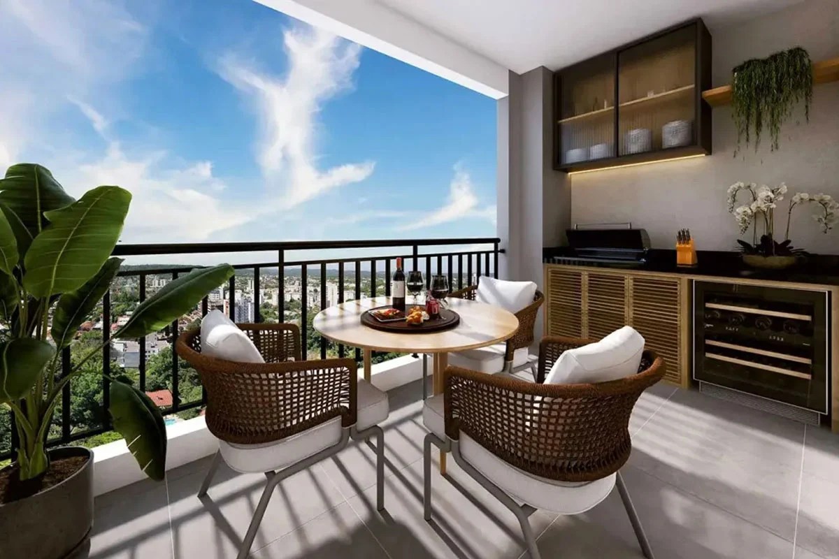 ideias de decoração para sacada gourmet