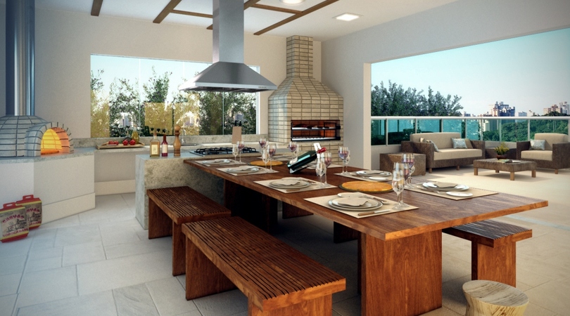 ideias de decoração para sacada gourmet