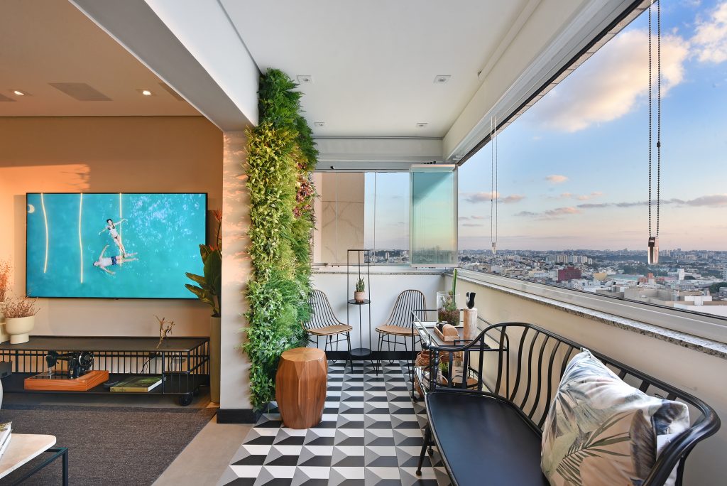 ideias de decoração para sacada gourmet