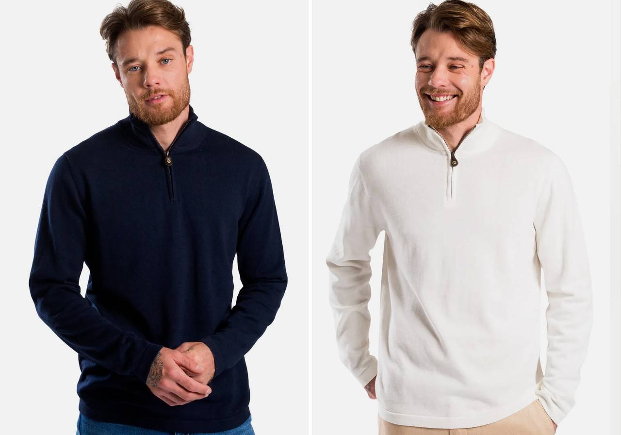 Como combinar cores de suéteres e camisas