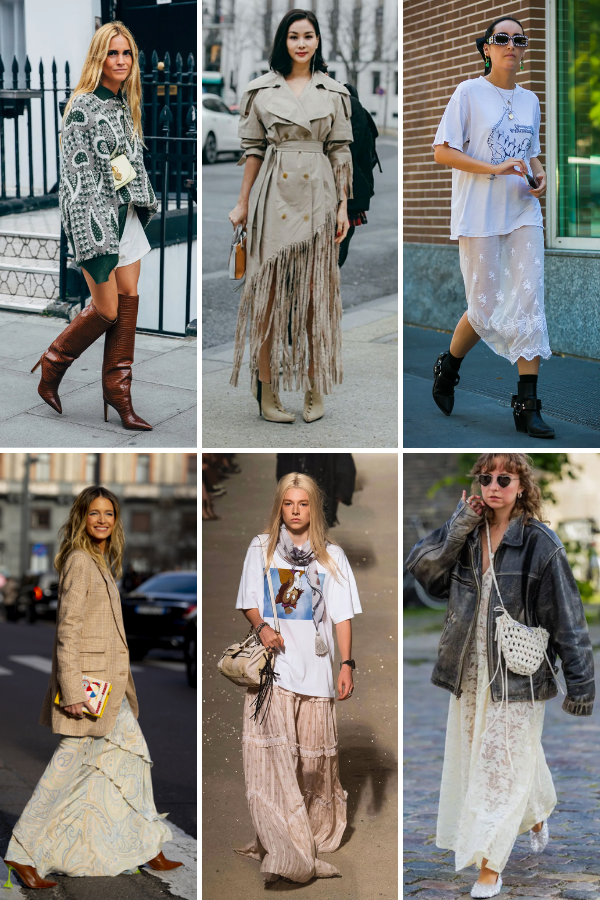 ideias de looks estilo boho para o dia