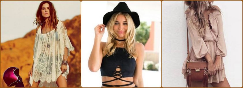 ideias de looks estilo boho para o dia