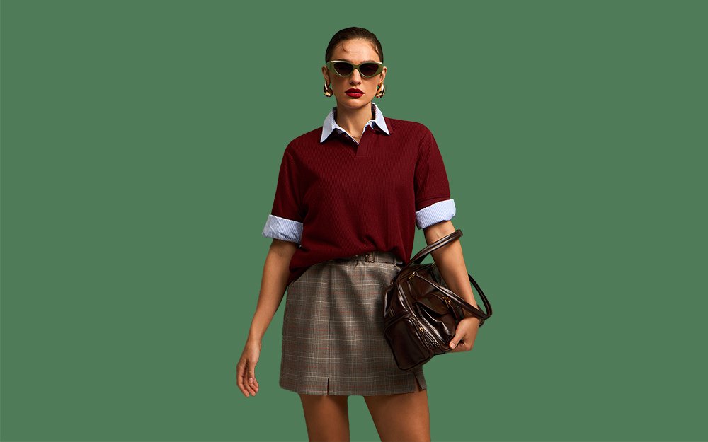 As cores e estampas que definem o New Preppy em 2026