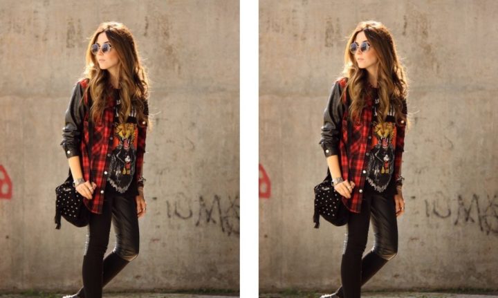 ideias de looks estilo punk chic