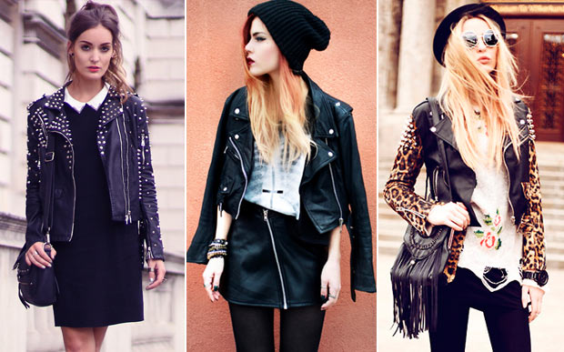 ideias de looks estilo rocker feminino