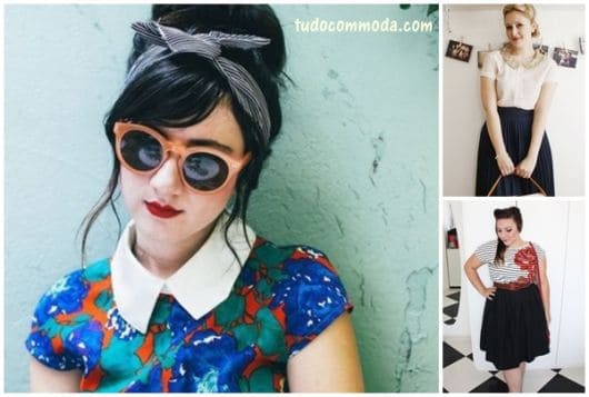 ideias de looks estilo vintage moderno