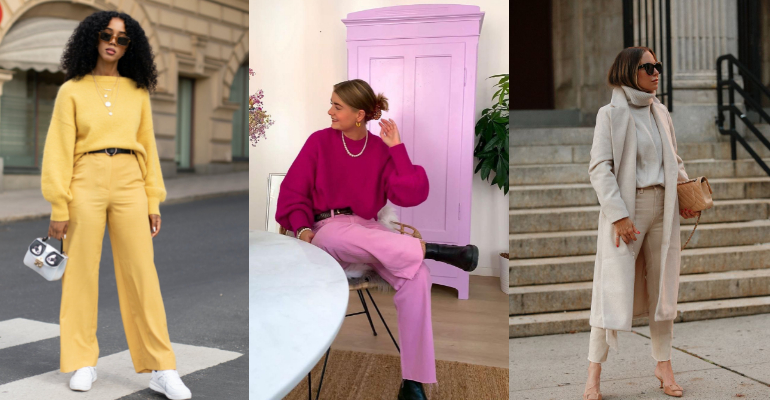 A importância dos acessórios em looks monocromáticos