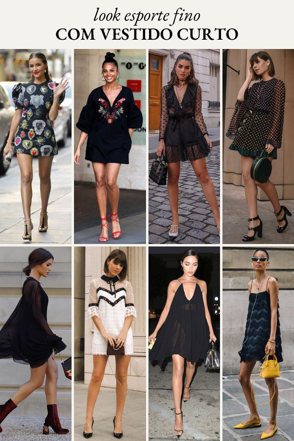 ideias de looks para coquetel à noite