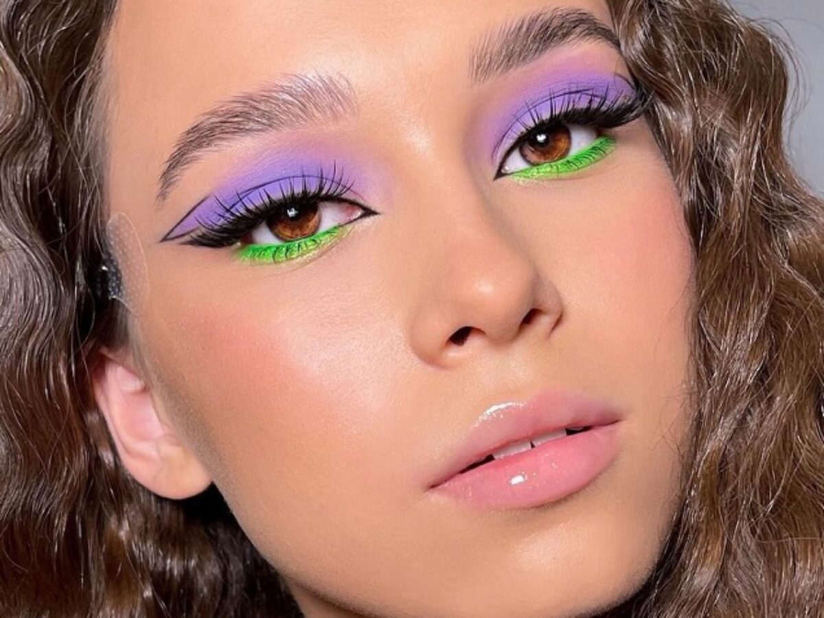 ideias de maquiagem neon para eventos