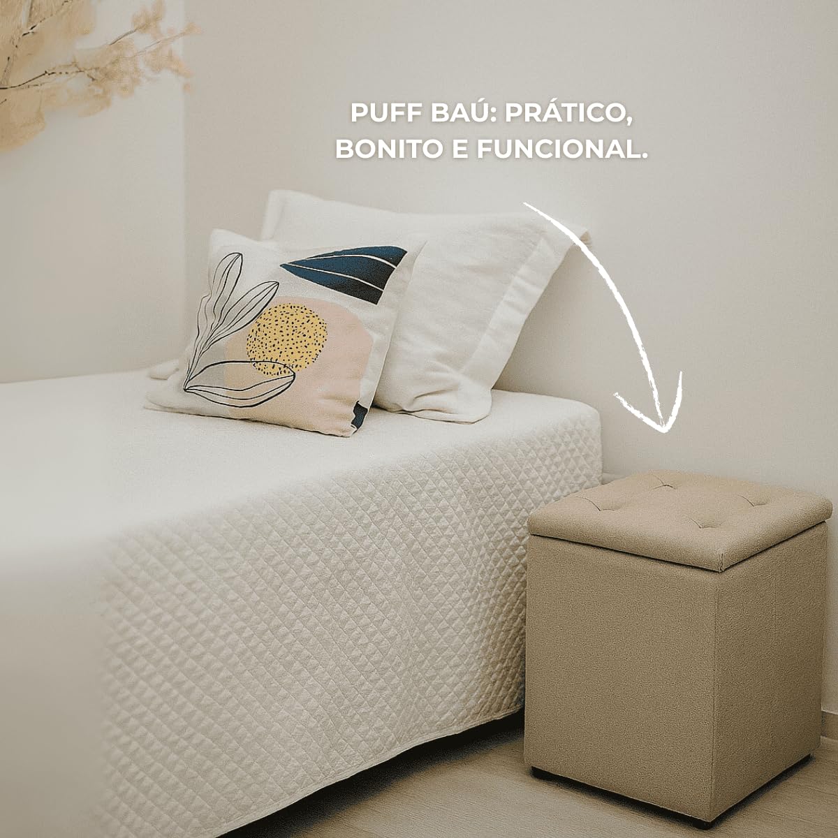 Puff baú infantil: organização e diversão