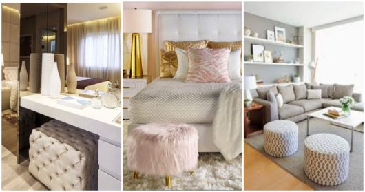 ideias de puff baú para quarto