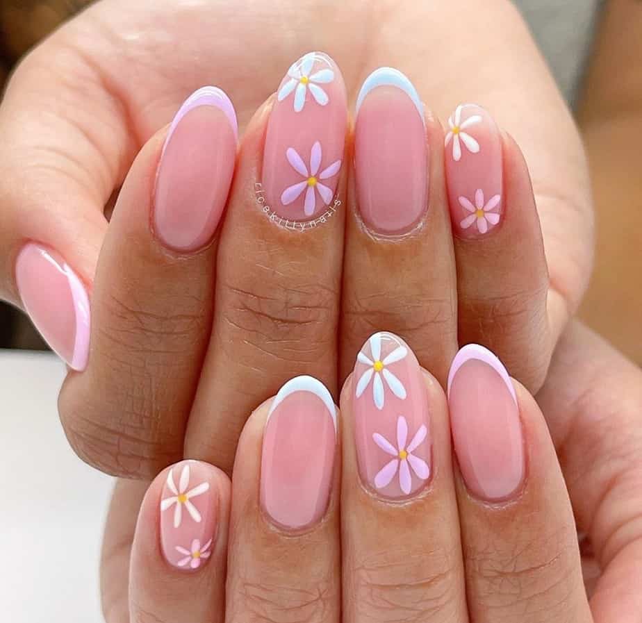 Tendências de Unhas Minimalistas com Flores para 2025