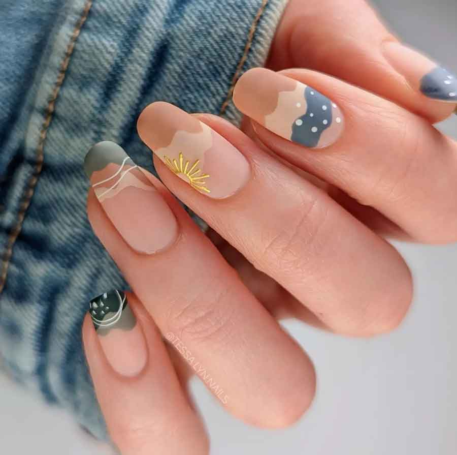 ideias de unhas decoradas degradê