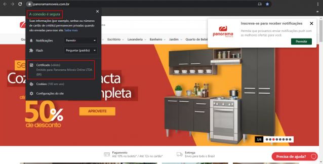 Como identificar sites falsos de compras online