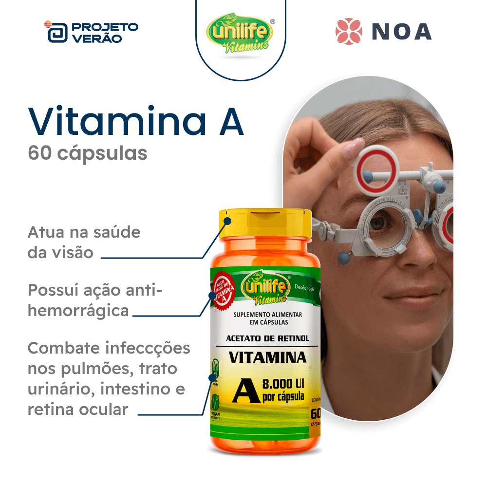 Sintomas da deficiência de Vitamina A