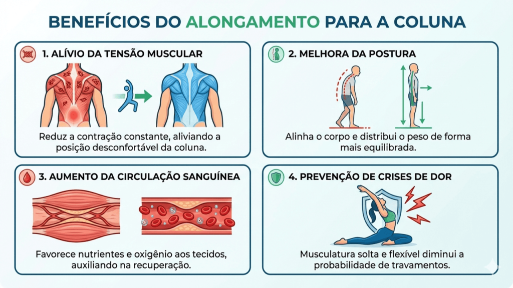 A Importância do Alongamento Diário para a Saúde da Coluna