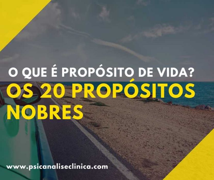 importância de ter um propósito de vida