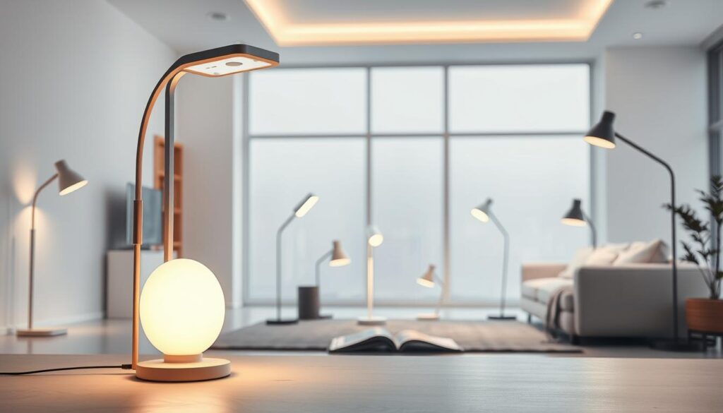 Iluminação de escritório para produtividade