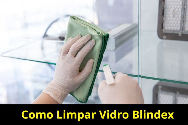 limpar vidro sem mancha