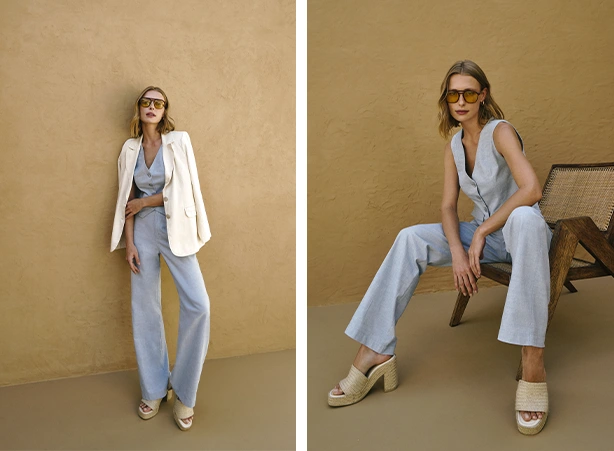 looks com calça alfaiataria colorida