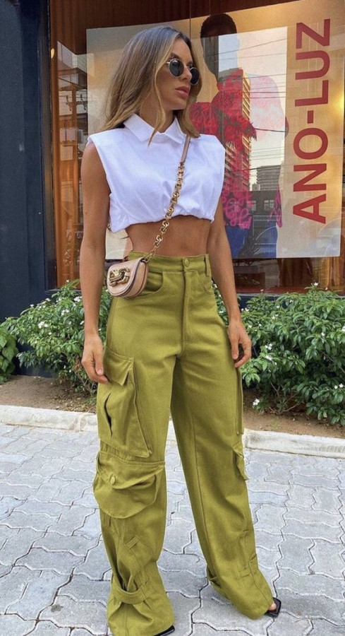 5 Looks de Verão com Calça Cargo