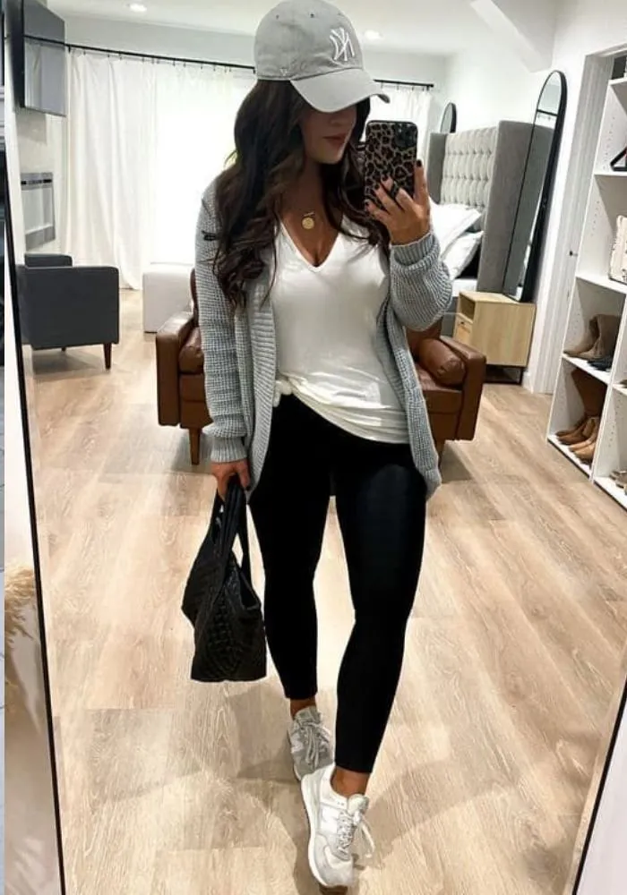 looks com calça legging fora da academia