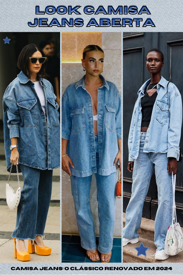 10 Maneiras de Usar Camisa Jeans no Verão