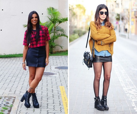 looks de inverno com bota cano alto