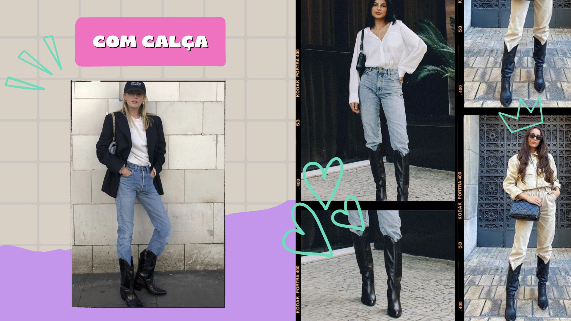 10 maneiras de usar bota country em looks de verão