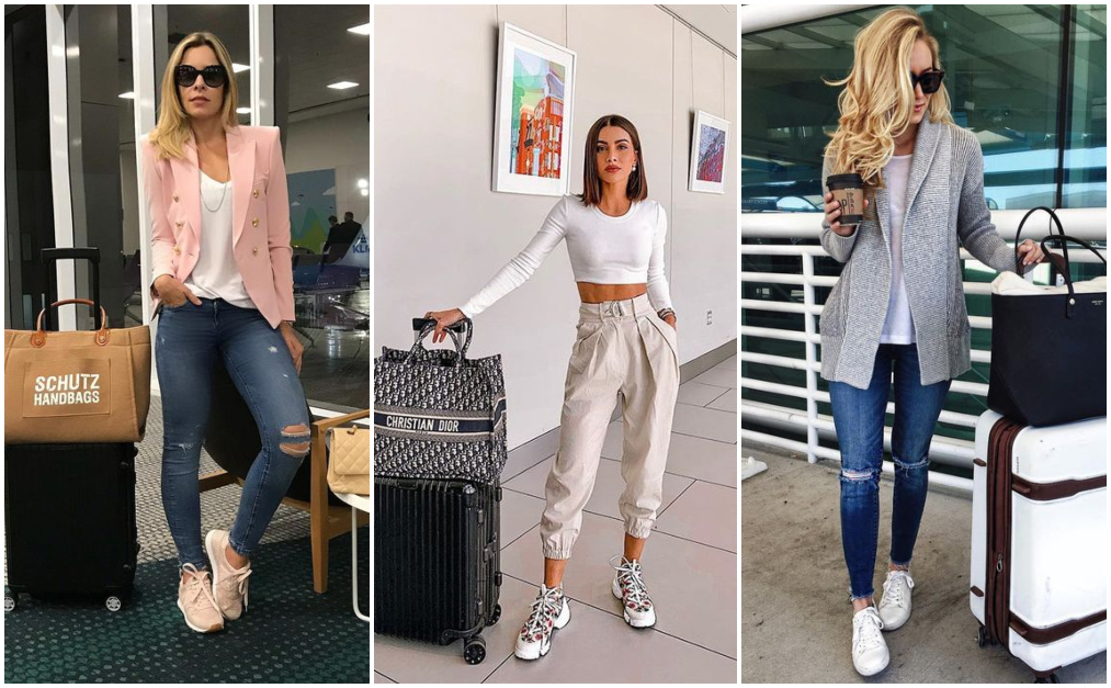 looks para aeroporto confortáveis e estilosos