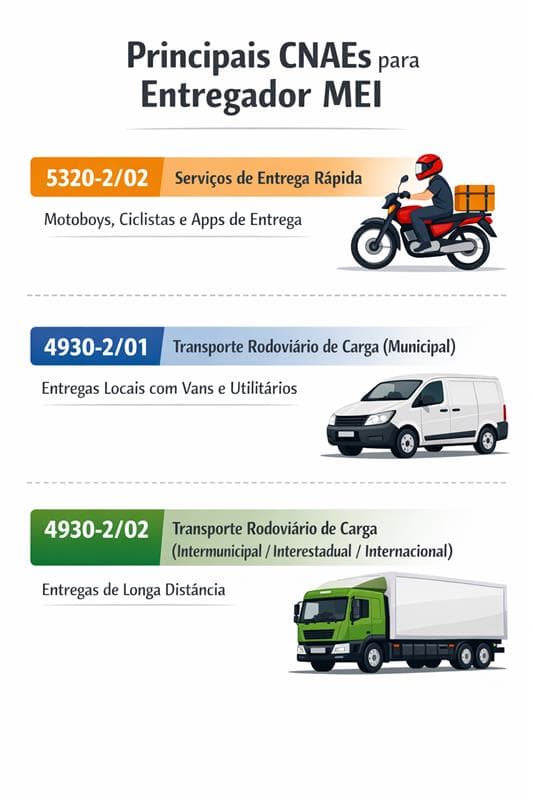 MEI para entregadores e motoboys