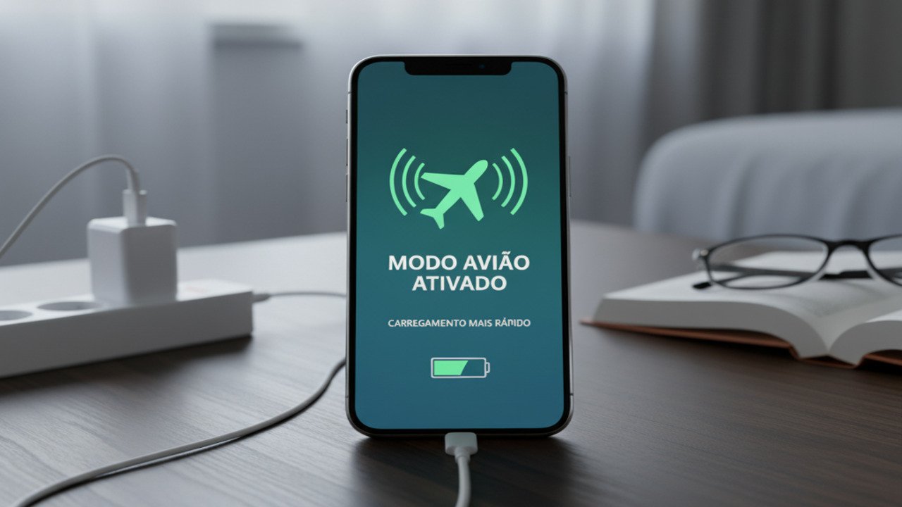 Por que o modo avião economiza bateria?
