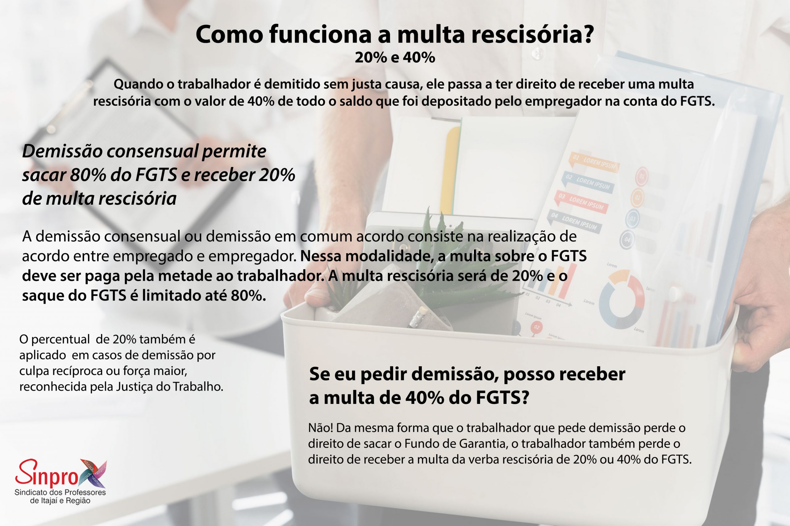 O que fazer se a empresa não pagar a multa de 40% do FGTS?