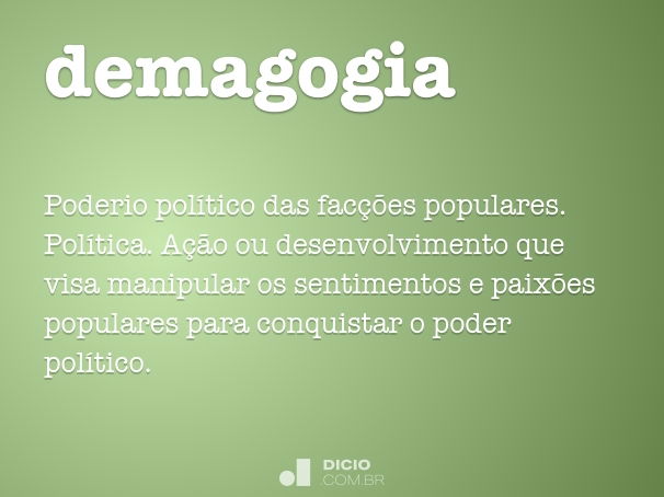 o que é a demagogia