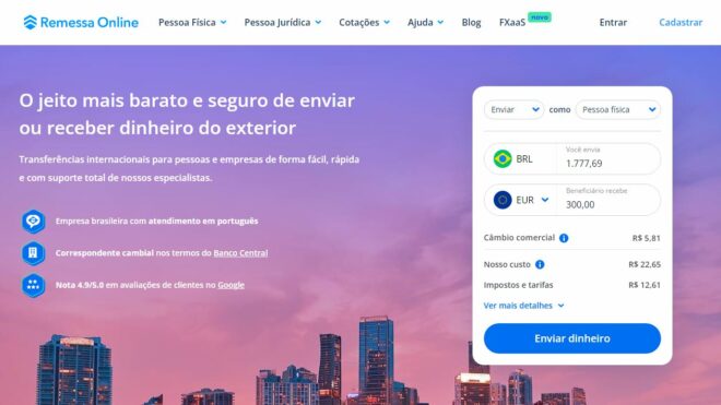 Guia completo: Como receber dinheiro do exterior pela Remessa Online