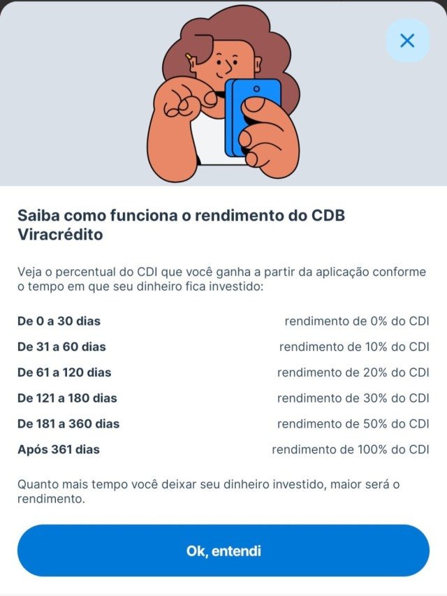 Simule o Rendimento da sua Conta Digital