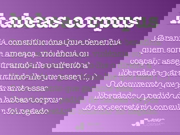 o que é o habeas corpus