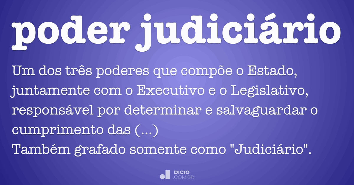 o que é o poder judiciário