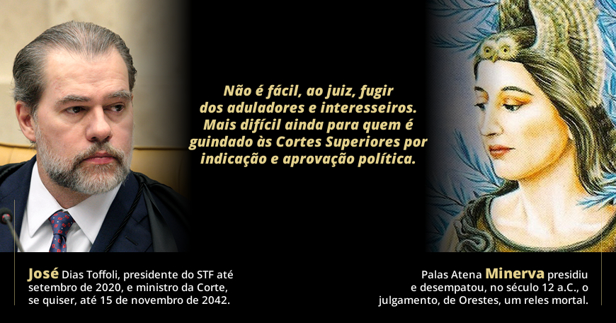 A mitologia por trás do voto de Minerva