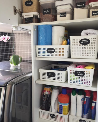 organizar área serviço pequena