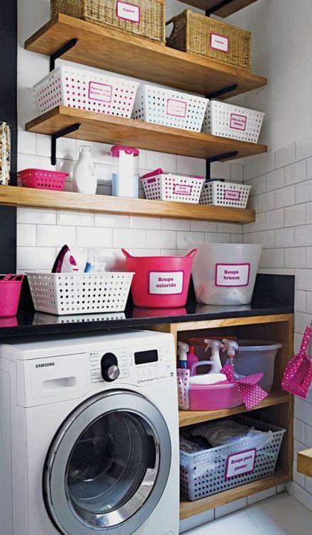 organizar área serviço pequena