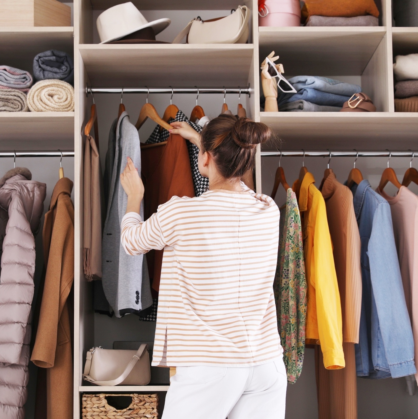 Tendências de organização de closets para 2026