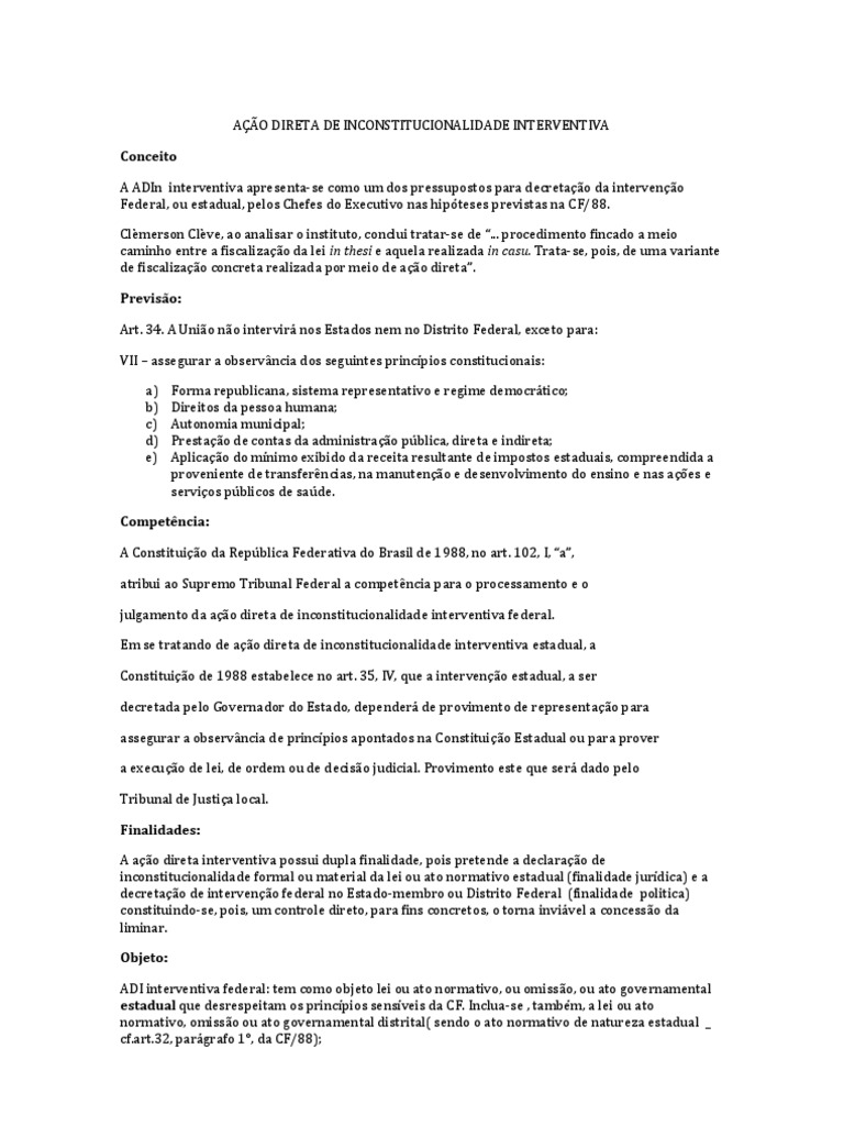 Casos Reais de ADI Julgadas pelo STF